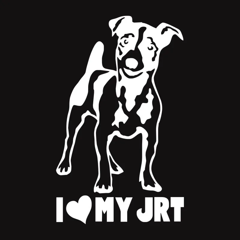 Джек Рассел терьер виниловая наклейка Собака Щенок любовь для автомобиля