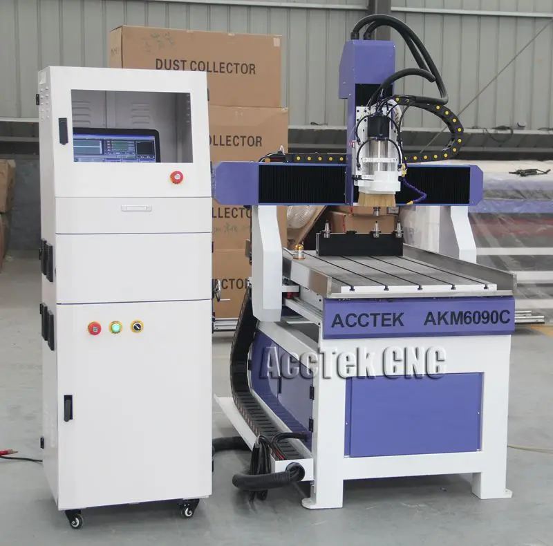 China ATC Manufacturer ball screw mini cnc router with 4pcs tool magazine 6090 | Инструменты