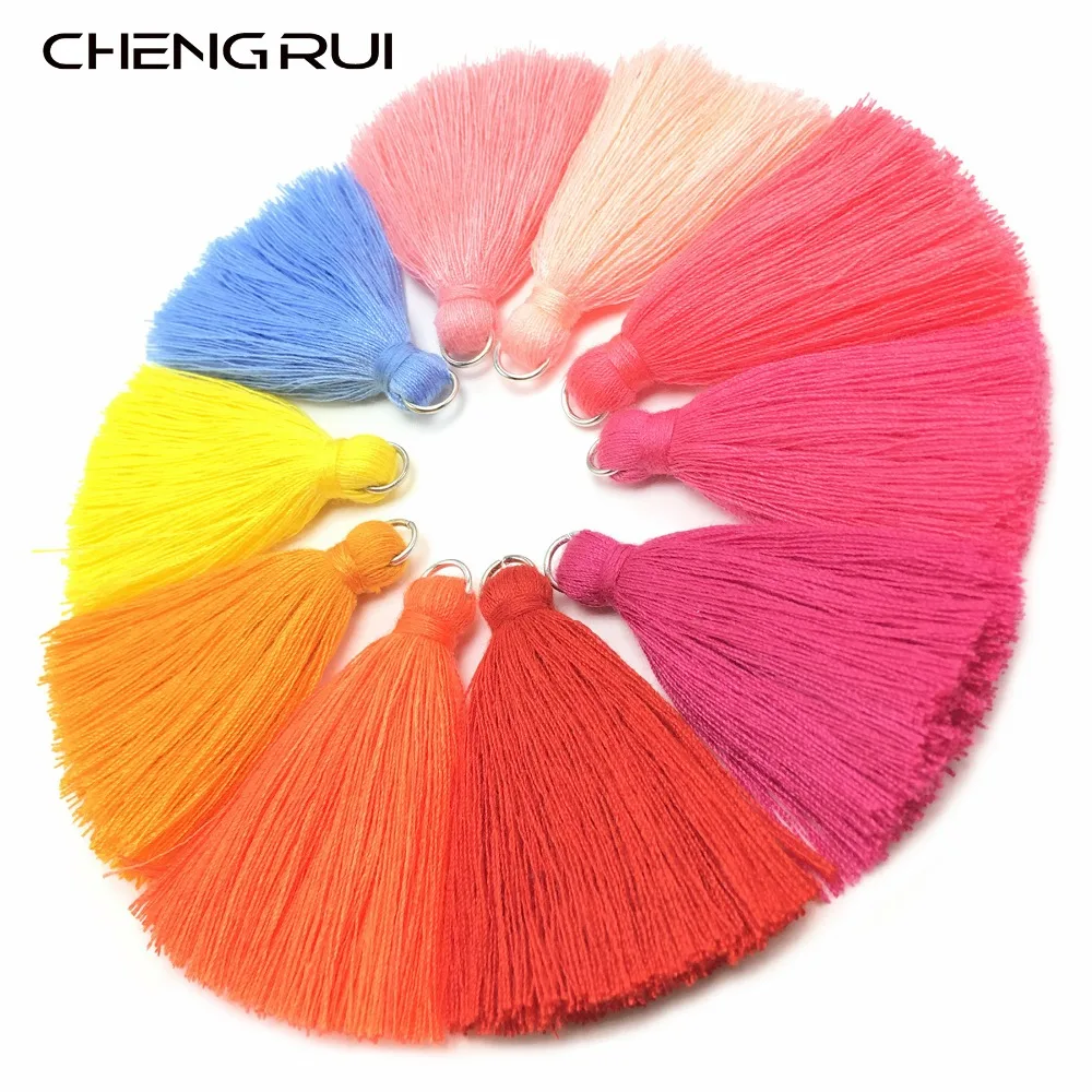 CHENGRUI L106 кисточки 5 см хлопковые для ювелирных изделий своими руками бахрома