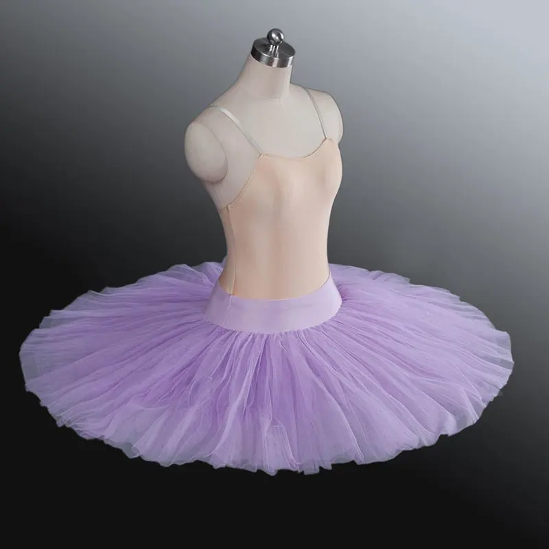 light purple Предпрофессиональная балетная юбка-пачка для танцев, для репетиции, юбка-пачка для девочек и женщин, BLL001-1-пачка - Цвет: light purple