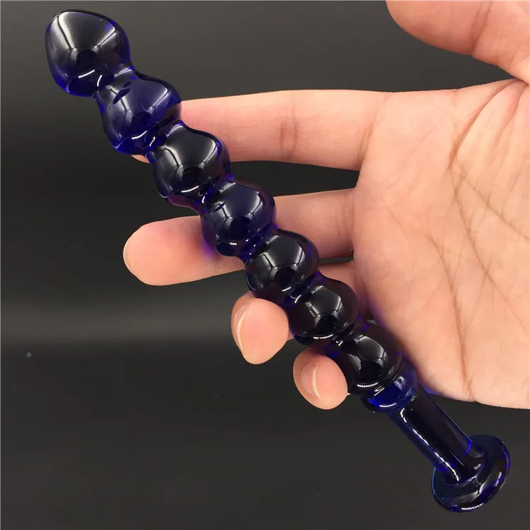 Реальное фото стеклянная Женская G-Spot стимулирующая Анальная заглушка отличные