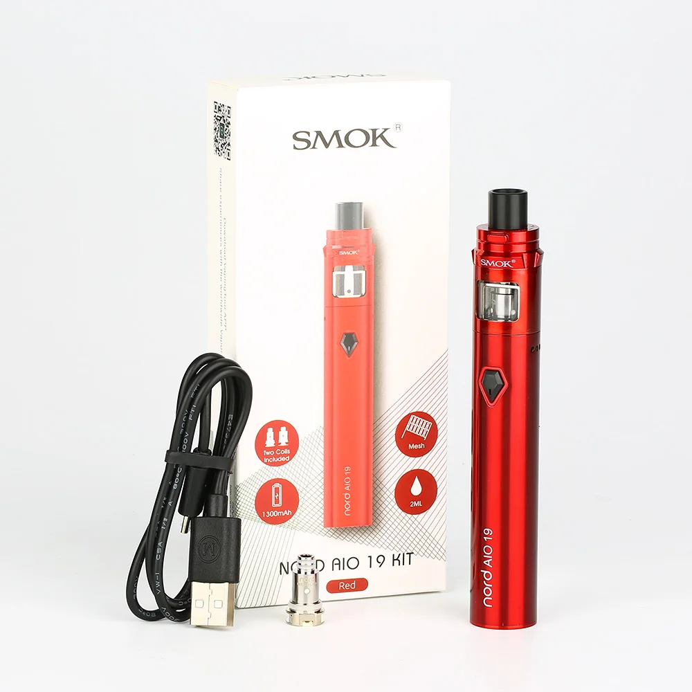 Оригинальный набор для вейпа SMOK Nord 19/ 22 AIO электронная сигарета испаритель VS Vape Pen /