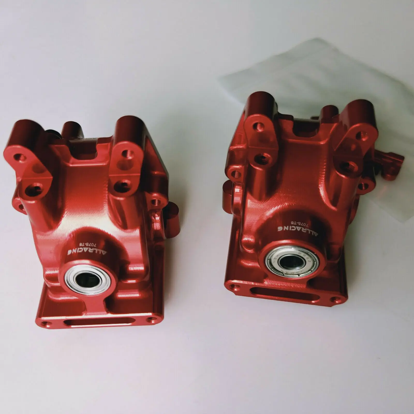 CNC алюминий 7075-t6 передняя+ задняя Трансмиссия Коробки Передач Чехол для Tekno RC