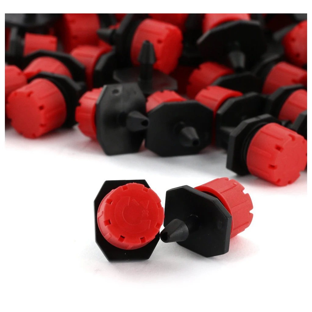 100 шт. мини-капельница для орошения Регулируемая насадка-распылитель | Дом и сад