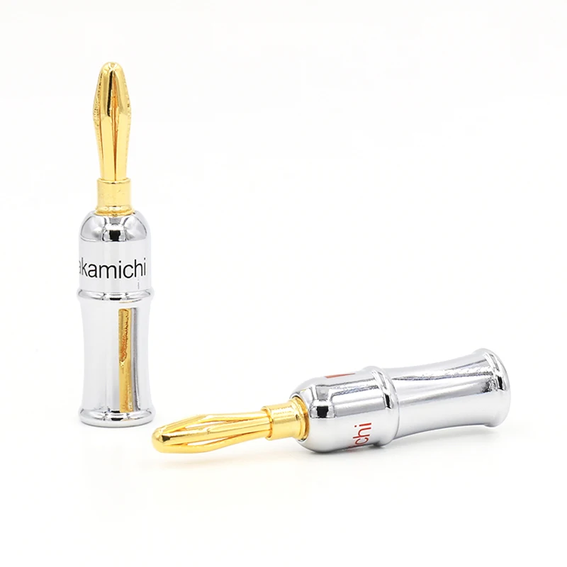 

12pieces Nakamiche 24K Gold Plated Nakamichi Banana Plug Connector