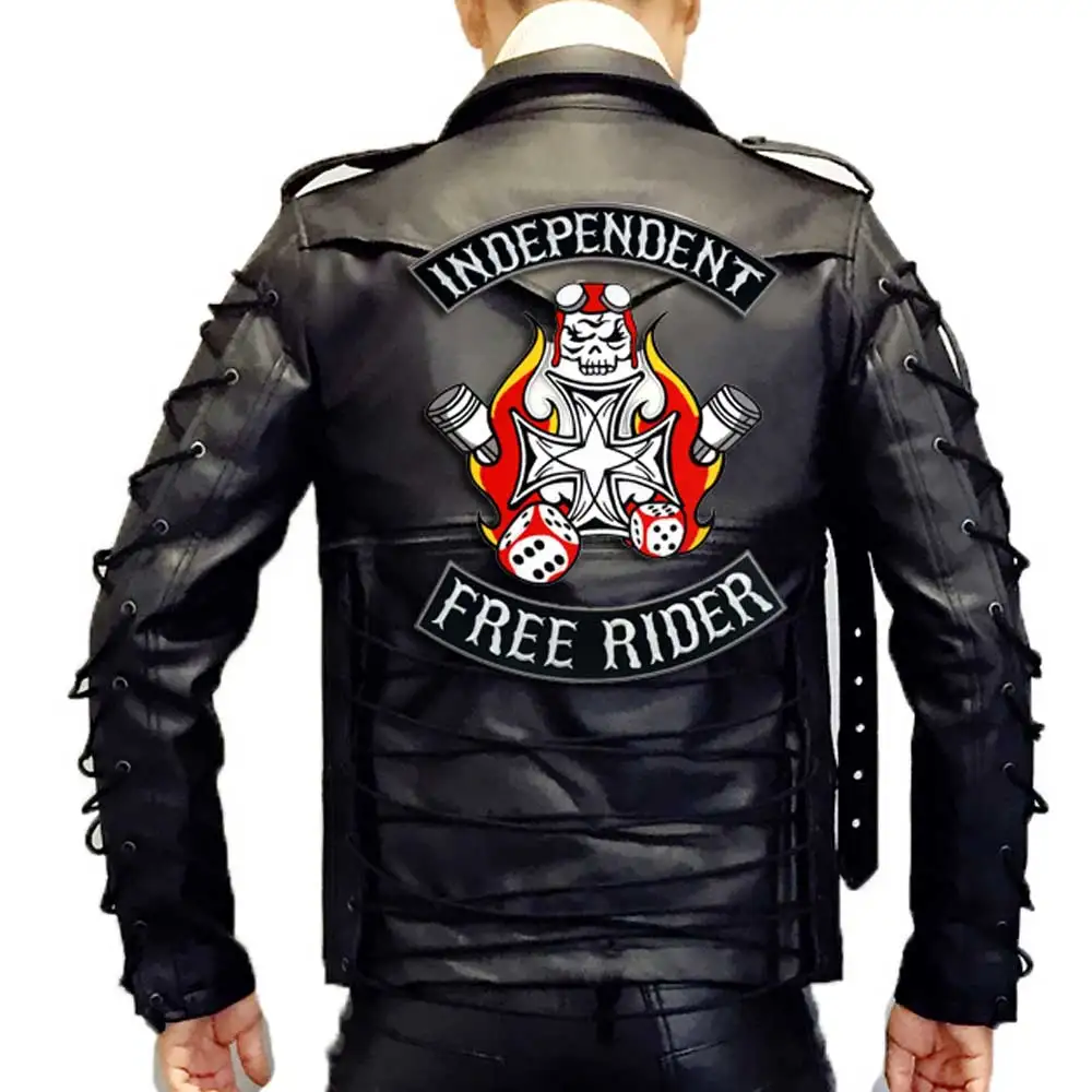 Независимый свободный RIDER бэк вышитая аппликация этикетка для шитья в стиле панк