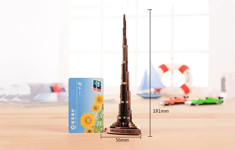 NOOLIM Burj Khalifa башня в Дубае Декор металлические изделия мировая