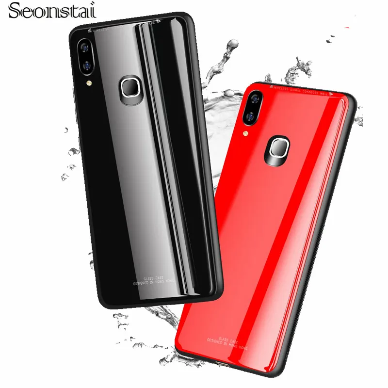 Чехол из закаленного стекла для Vivo X21 X21UD X20 X20Plus Y66/Y65 Y67/V5 Y55 Y53 V7plus V9/Y85 ударопрочный