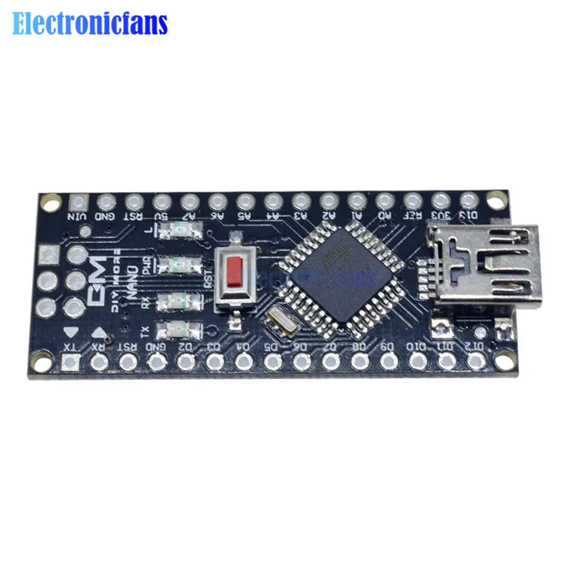 10 шт. плата контроллера Mini USB PL2303TA Nano 4 0 3 ATmega328P для Arduino 5 В 16 м драйвер Набор