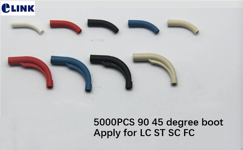 Гибкие ботинки 45 90 градусов для LC SC ST FC коннектор 3 0 мм материал ТПУ разъем ftth