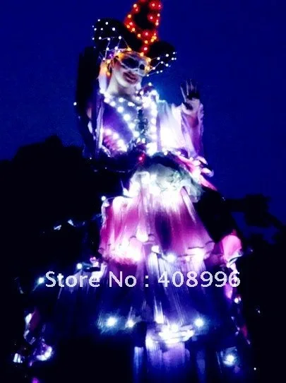 Светодиодное светящееся платье для вечеринки/карнавальное платье/светящиеся