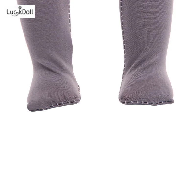 LUCKDOLL башня шаблон футболка+ колготки подходит 18 дюймов Американский 43 см BabyDoll одежда аксессуары, игрушки для девочек, поколение, подарок на день рождения