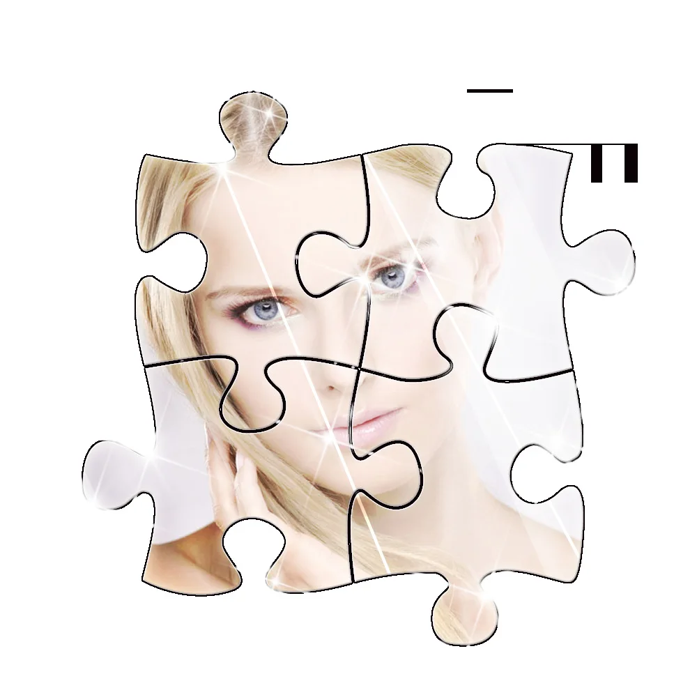 Креативные строительные блоки Funlife пазлы зеркальные настенные наклейки фоновые