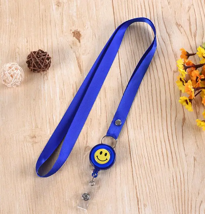 1pcs Retractable Lanyard Neck Strap for Business ID Card Name badge holder lanyard