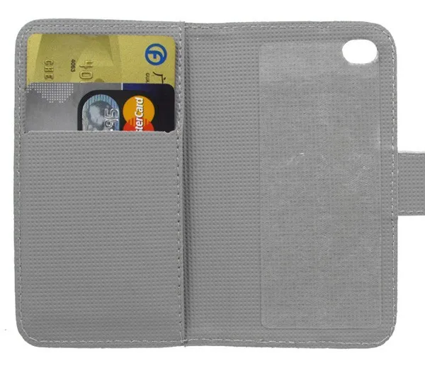 Кожаный чехол держатель карты мобильного телефона сумка Protector кожи флип wa для Sony