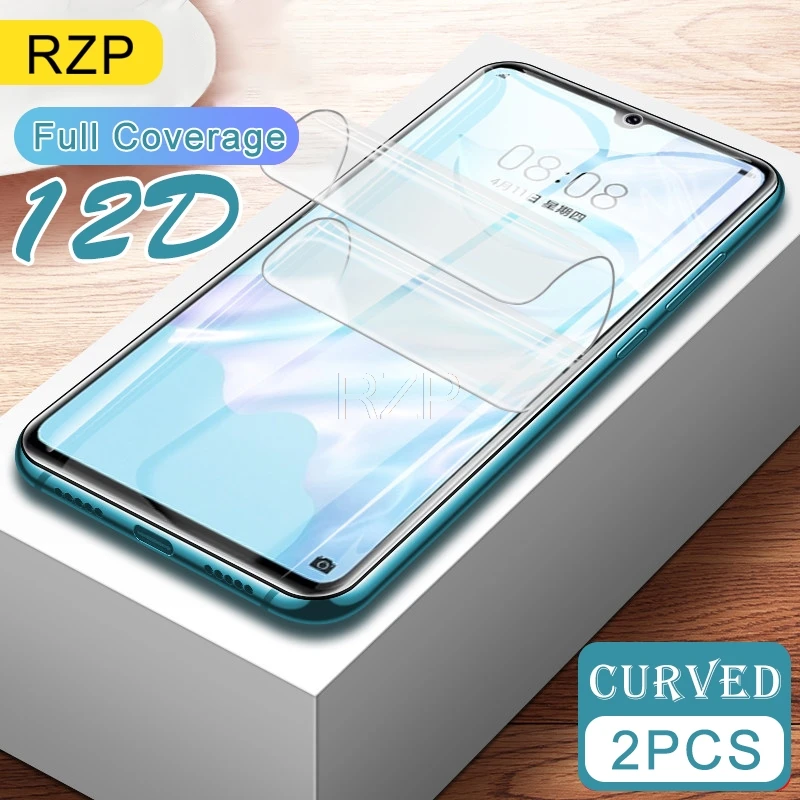 RZP 2 шт. 12D изогнутая полная Защита экрана для Huawei P20 P30 Pro lite 3D мягкая пленка из ТПУ