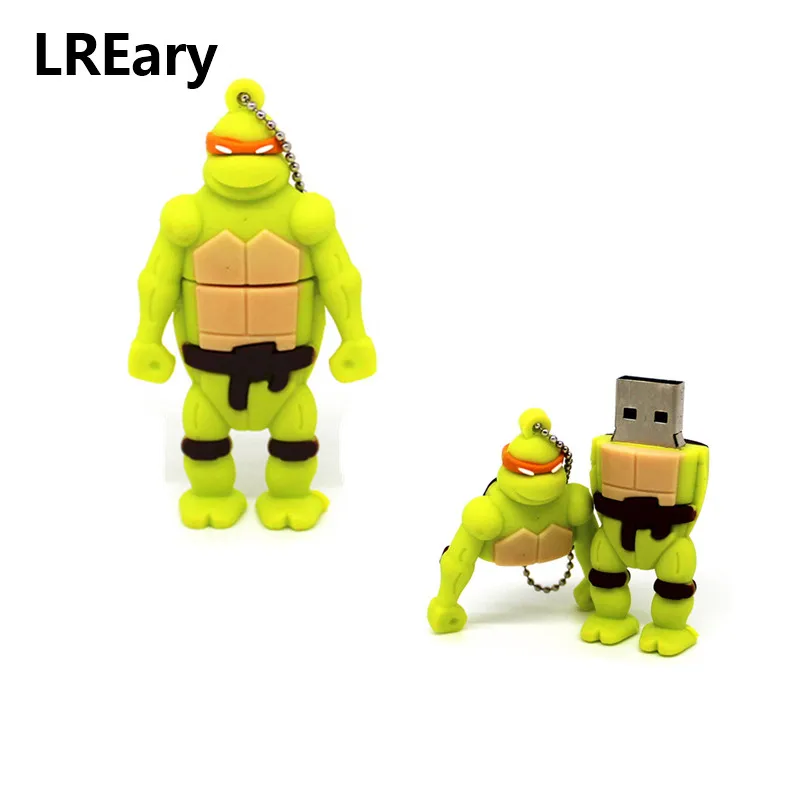Симпатичные Super hero USB 2,0 Flash Drive Супермен 4 ГБ накопитель 16 ГБ 32 ГБ Халк USB флэш-диск дэдпул карты памяти 8 ГБ ниндзя черепаха