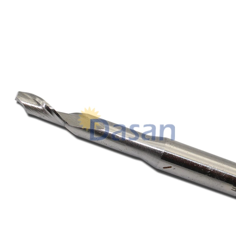 фрезы по дереву Одноместный флейта Endmill 6 мм 1 шт. HSS спиральные Гравировка Биты