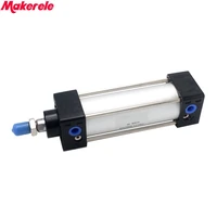 mini pneumatic cylinder double acting air cylinder 40mm bore 75mm stroke sc40 75 makerele