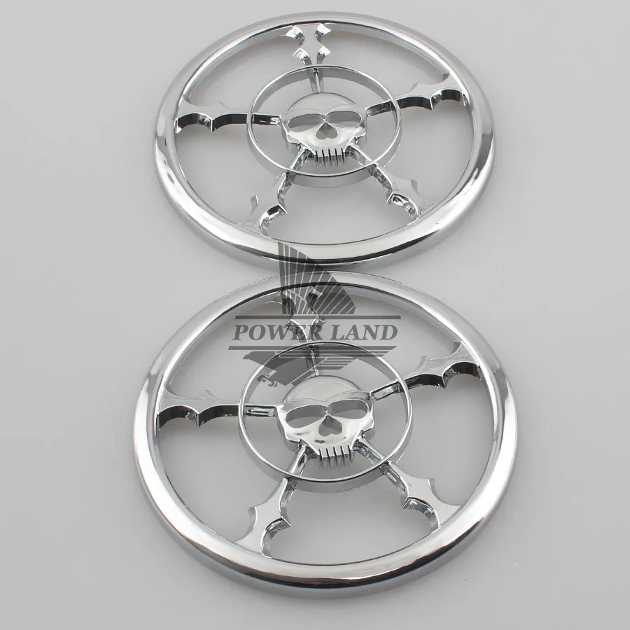 Чехол для Harley Touring FLH 1/2 2014 новый 2x хромированный 2017 дюйма|cover chrome|chrome trimchrome cover |