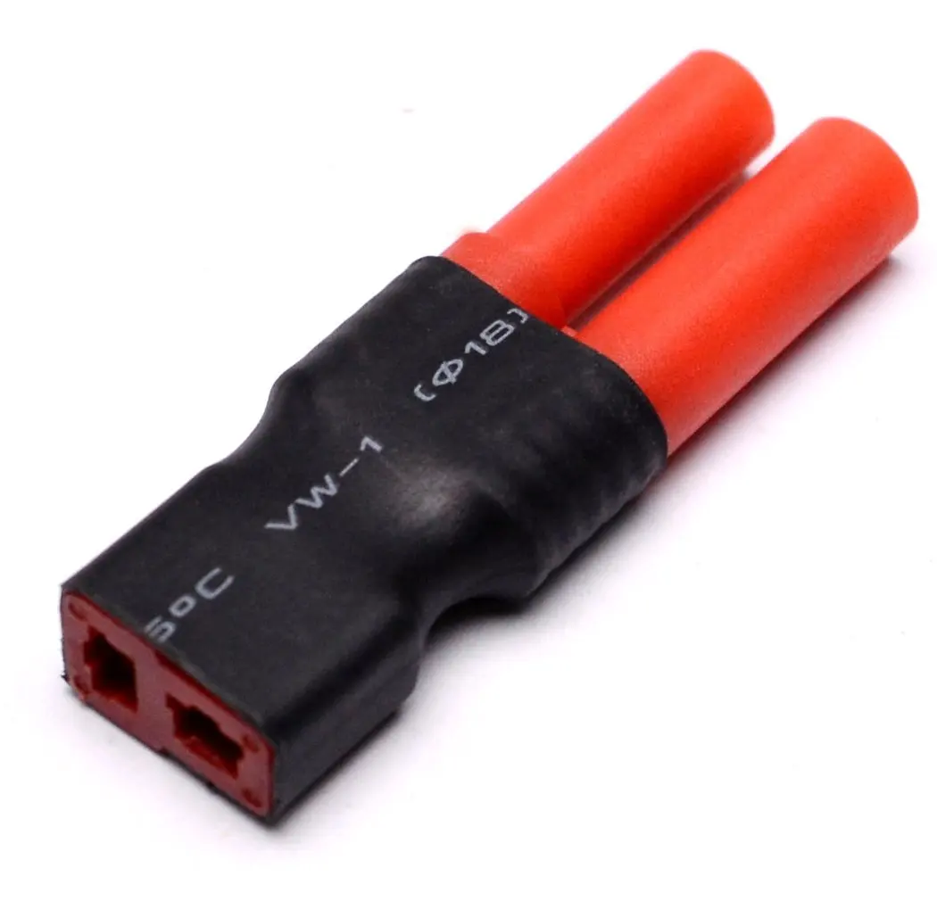 Фото Разъем EBOYU(TM) 3 шт. HXT 4 мм для разъема Deans Female T-plug без провода адаптер патрона RC Lipo Разъем EBOYU(TM) 3 шт. HXT 4 мм для разъема Deans Female T-plug без провода адаптер патрона RC Lipo