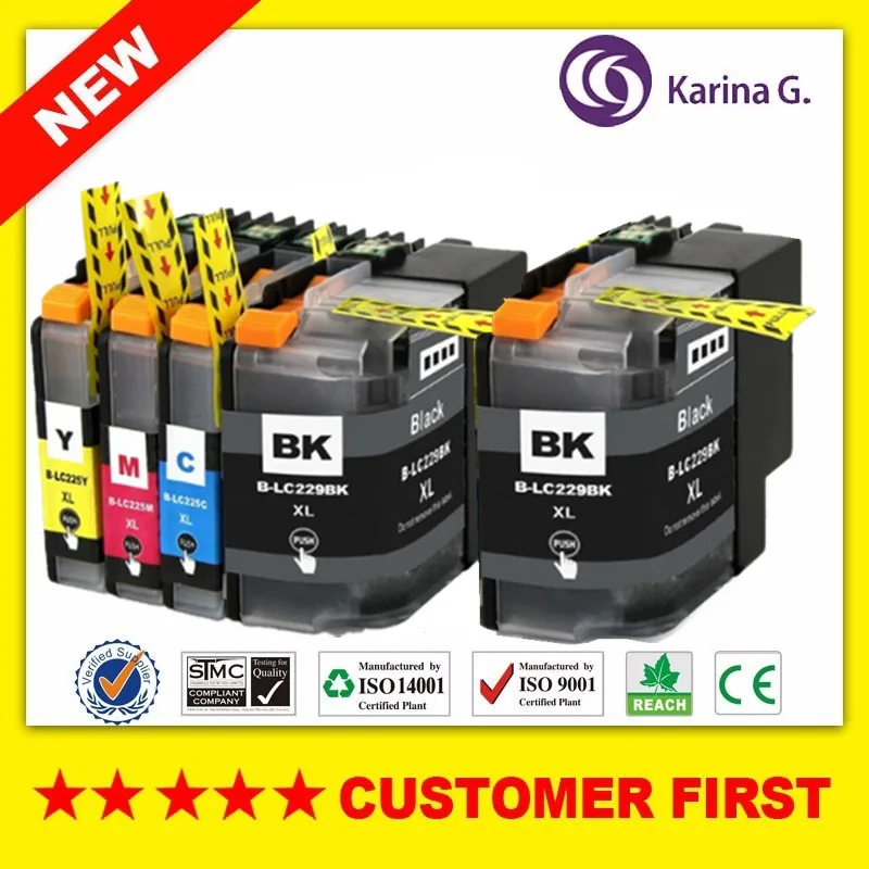 Совместимый чернильный картридж для принтера Brother LC229 LC225 для Brother MFC-J5620DW/MFC-J5625DW/MFC-J5320DW/MFC-J5720DW