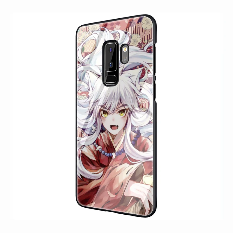 G10 Inuyasha закаленное Стекло мягкий чехол для телефона для samsung Galaxy S7 край S8 S9 S10 Note 8, 9, 10, плюс A10 A20 A30 A40 A50 A60 A70 - Цвет: G10