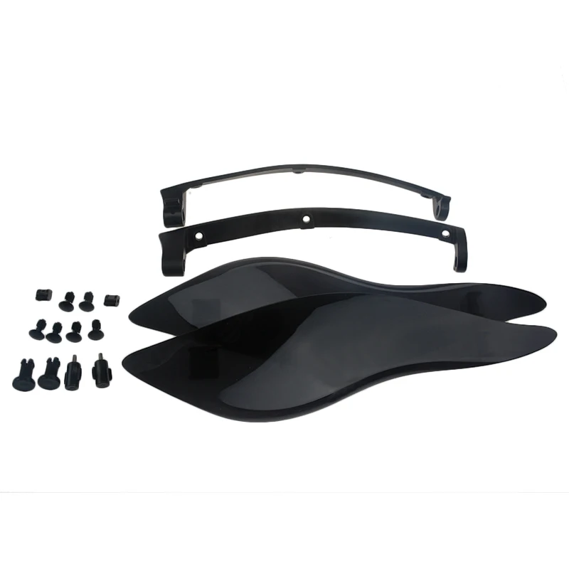 

Black Upper Outer Fairing Side Wings Air Deflectors For Harley Touring 2014-2016 15
