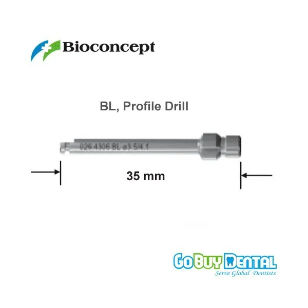 Straumann Compatible Dental Implant Instruments BL Profile Drill D4.1 mm L35mm 150090 | Lab/Mechanic Aquipment &amp Consumables