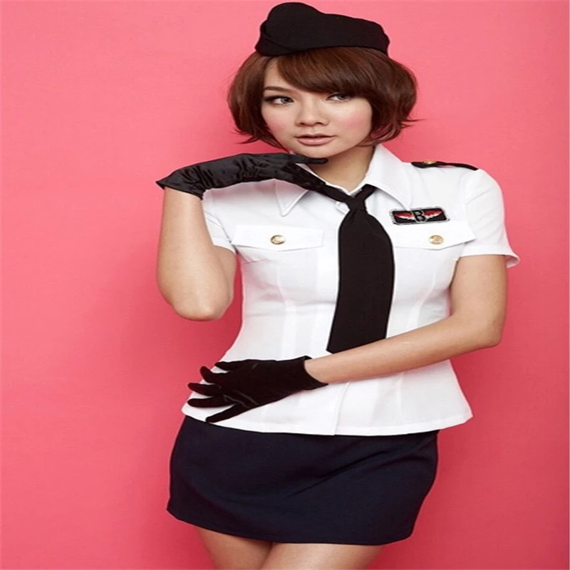 Сексуальное женское белье униформа стюардессы японский милый костюм для ролевых