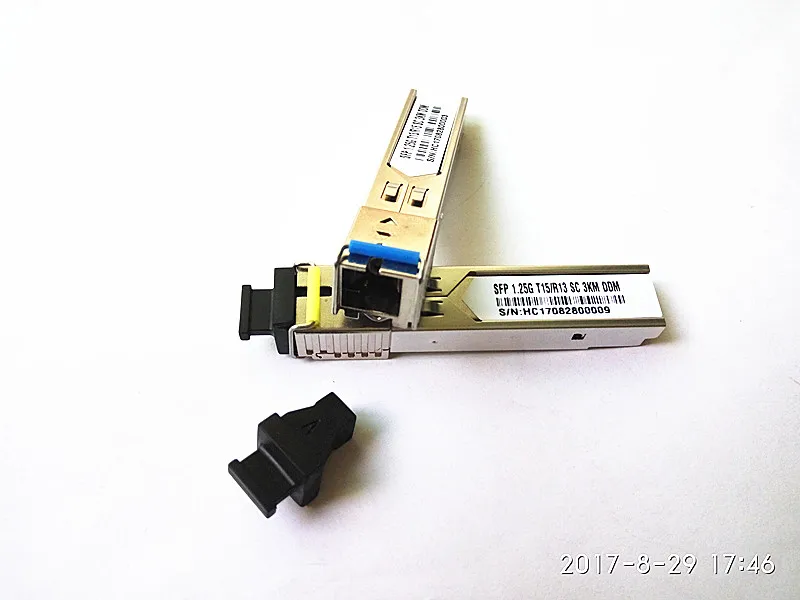 5 пар SC коннектор gigabit 3 км DDM BIDI mini gbic sfp модуль 1 25G Otdr оптический tranceiver для mikrotik cisco