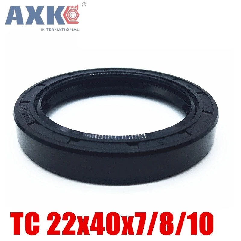 10 шт. AXK TC 22x40x7 22x40x8 22x40x10 NBR 22x40 каркасные сальники высококачественное уплотнение