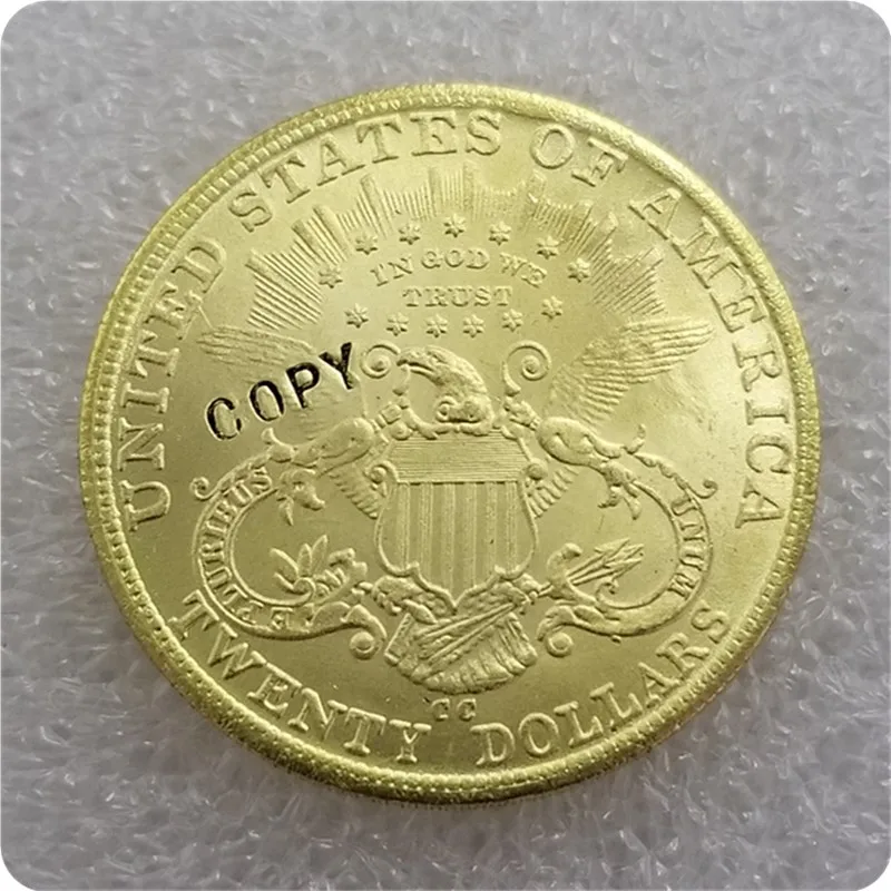 USA 1878-1893 $20 символ свободы двойной Eagle копия монет | Дом и сад