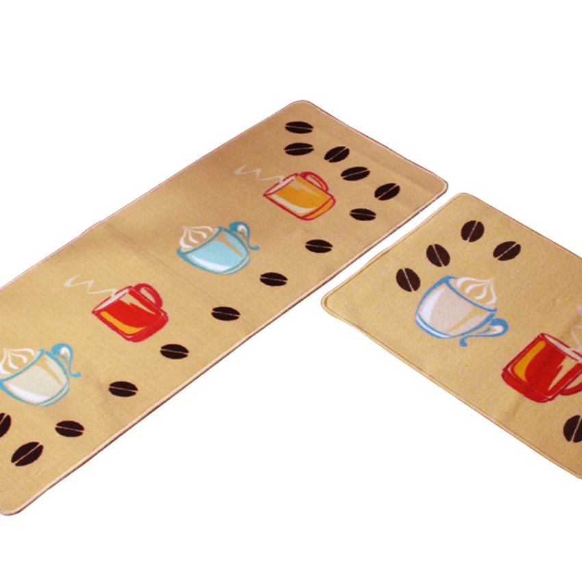 Украшения дома полиэстер печатный кухня коврики пола супер удобная для