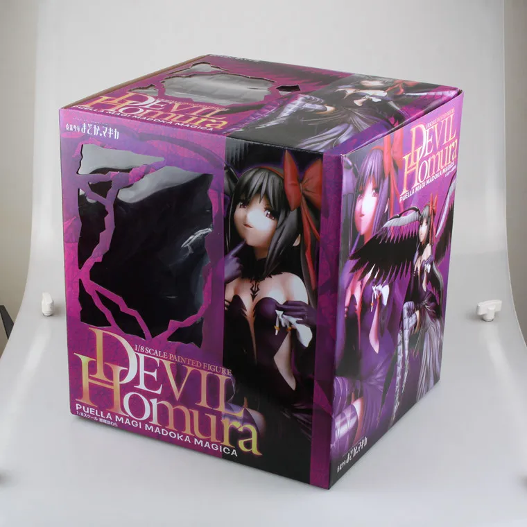 Аниме Мадока волшебная девушка Puella Magi Akemi Homura Devil Ver. 25 см ПВХ фигурка коллекция моделей кукол модель сексуальная девушка игрушка