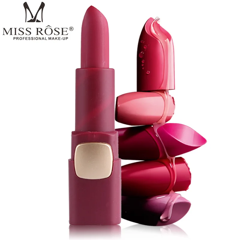 Miss Rose 18 цветов красная бархатная матовая помада легкая в нанесении искусственная