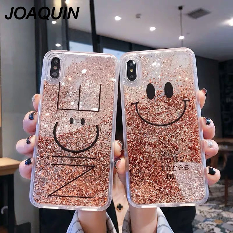 Роскошный мерцающий динамичный жидкий песок чехол для iPhone 6 6S 7 8 Plus ЗОЛОТОЙ
