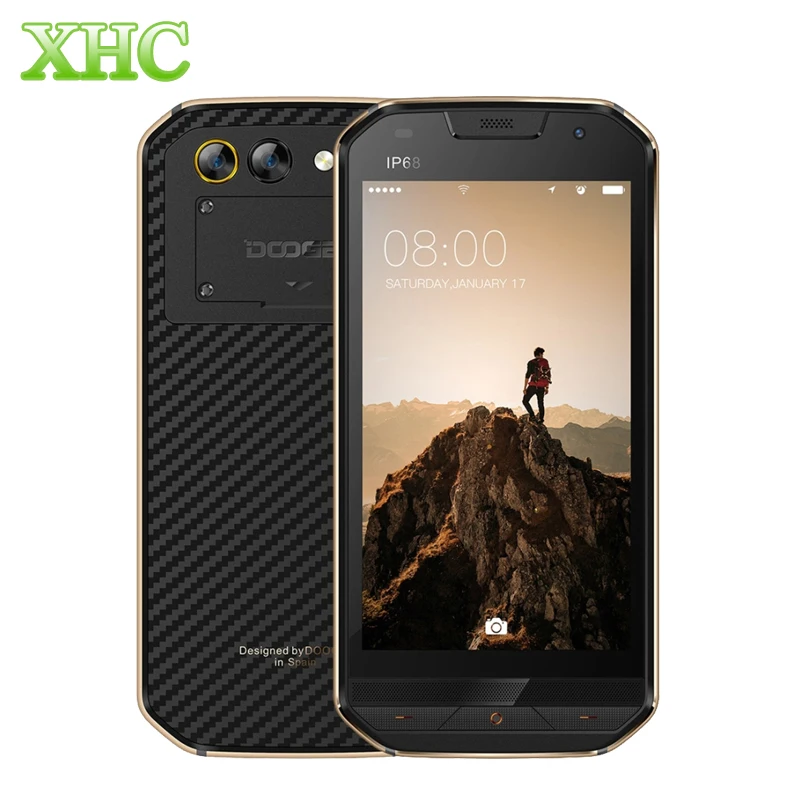DOOGEE S30 2 ГБ 16 Android 7 0 смартфон IP68 Водонепроницаемый 5 ''отпечатков пальцев В/2A