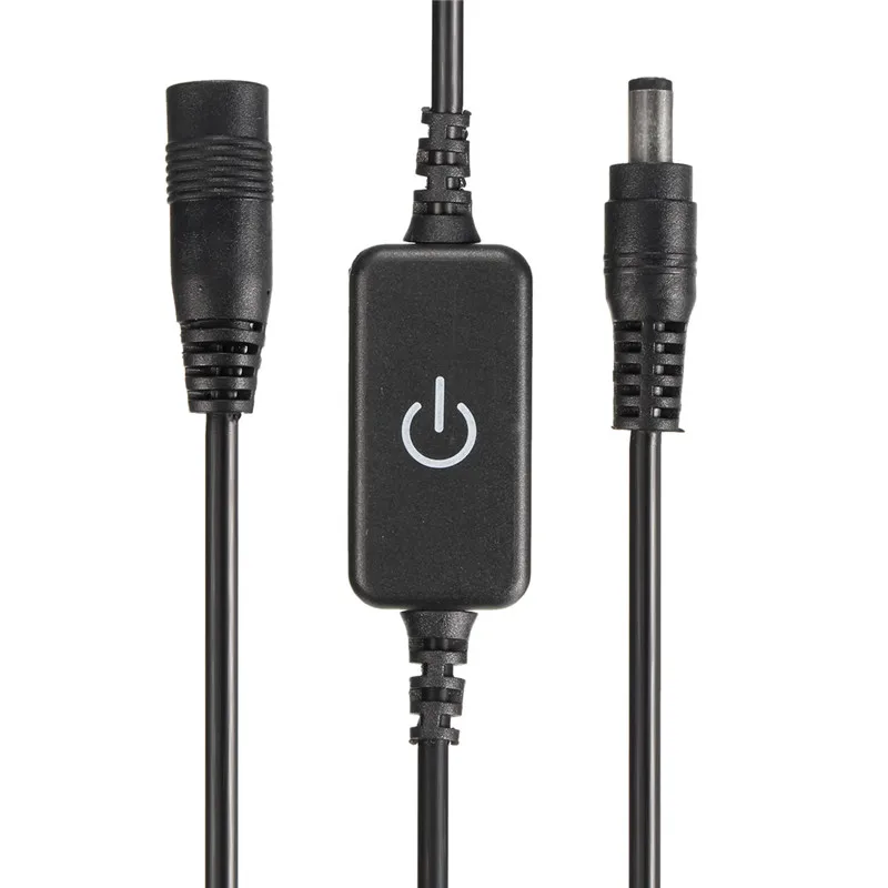 Черный DC12-24V 4A мини встроенный сенсорный светодиодный диммер контроллер адаптер для одноцветной светодиодной ленты лампы