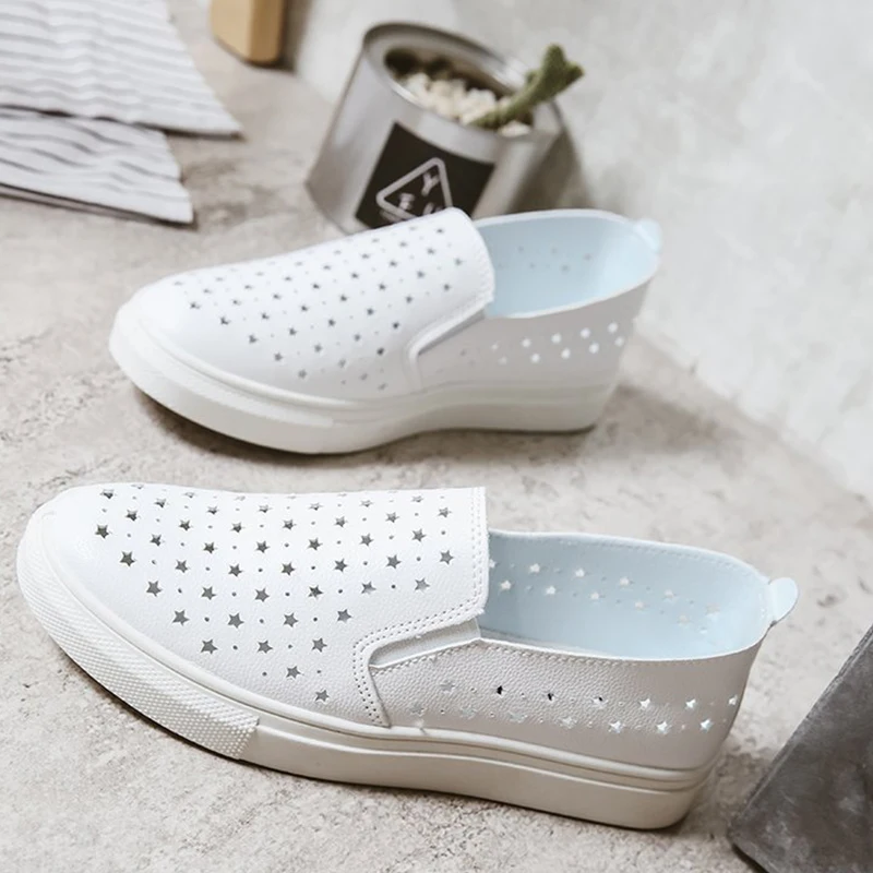 Figraton Для женщин Туфли без каблуков Демисезонный модные Повседневное кроссовки