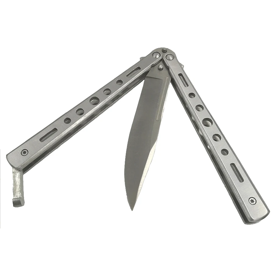 Складной нож Karambit из нержавеющей стали с бабочкой, тренировочный нож, тактический нож для игры в Counter Strike, подарок