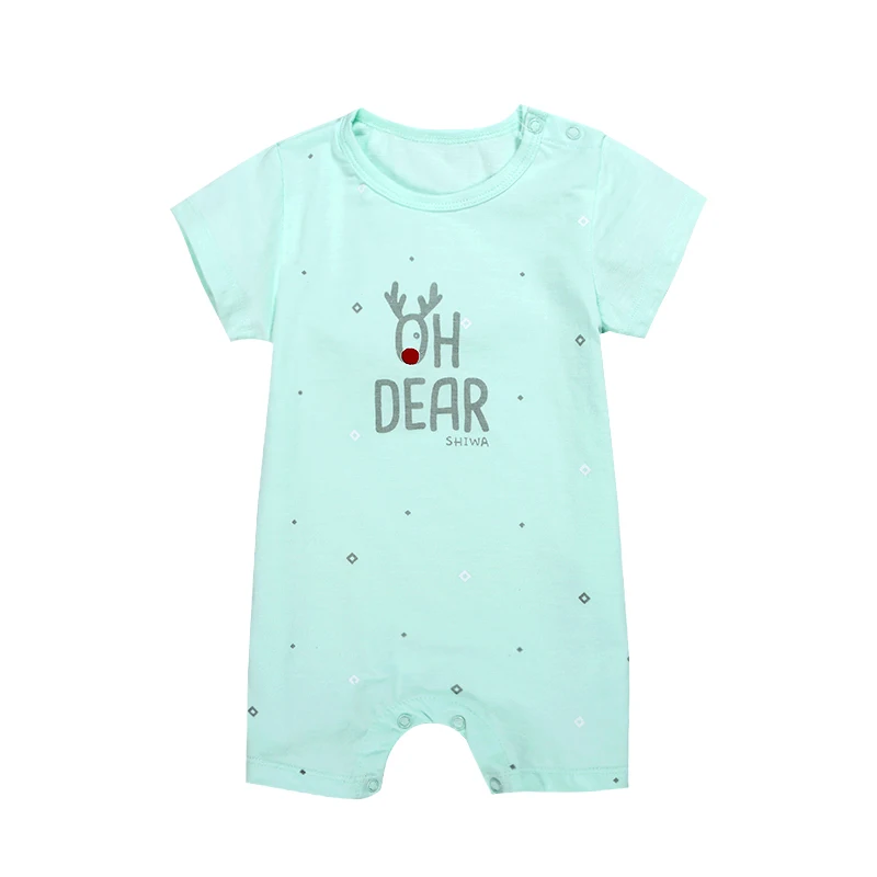 Детский хлопковый комбинезон с коротким рукавом на лето|baby clothing rompers|baby romperssummer baby