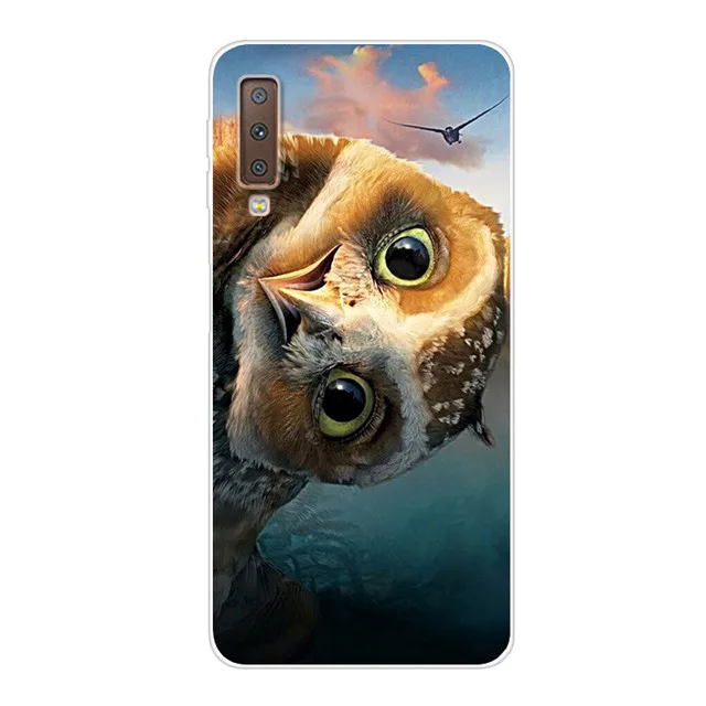 14 6,0 ''для samsung A7 чехол A750F Силиконовый ТПУ мягкий чехол для Para samsung Galaxy A7 чехол пейзаж Fundas A 7 7A Coque - Цвет: 14