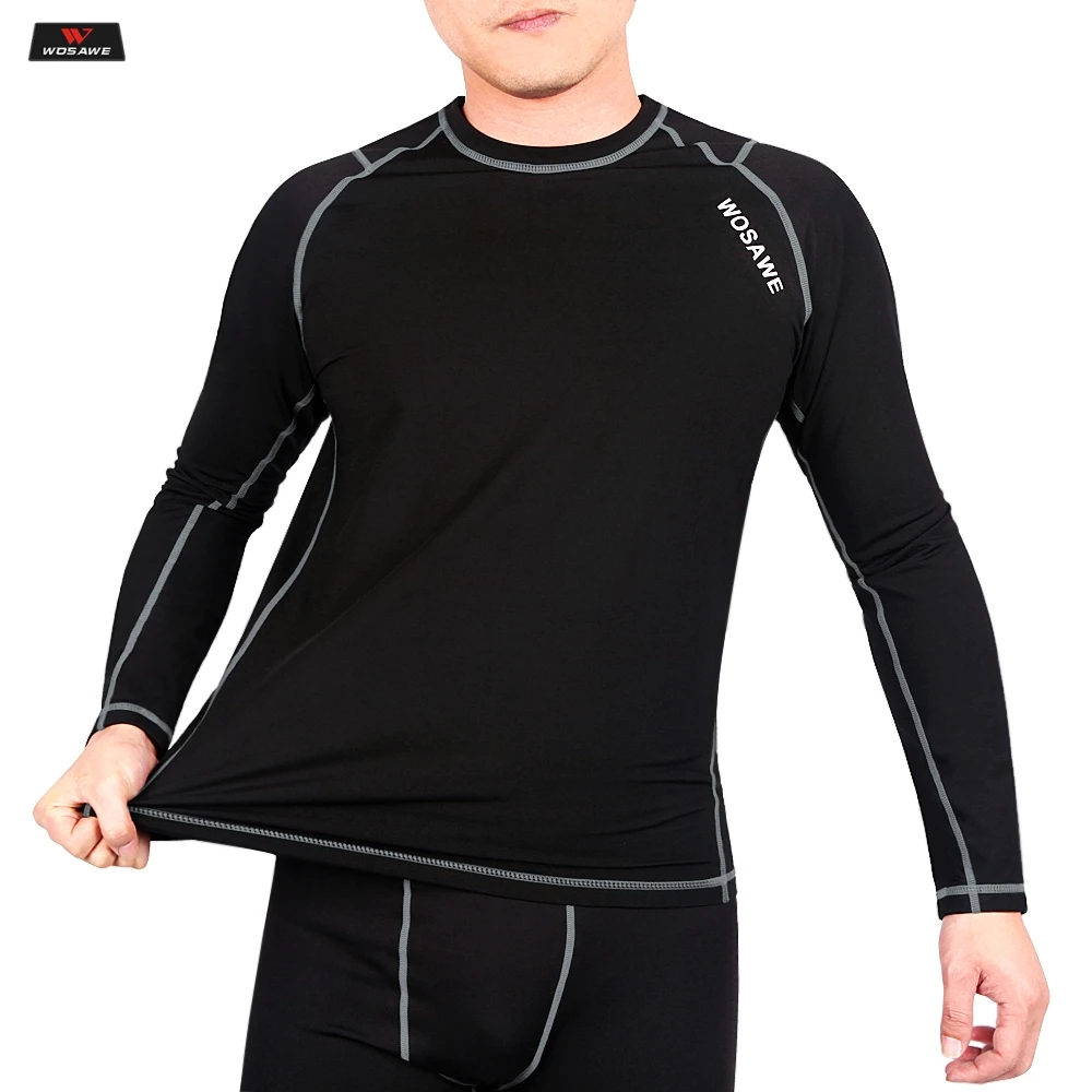 WOSAWE Мужские защитные Трикотажные изделия для мотокросса бега фитнеса мотоцикла