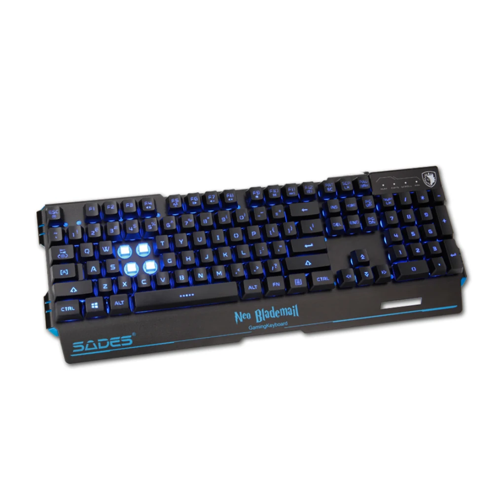 Клавиатура SADES KB104S NEO Blademail с мембранной клавиатурой Мультимедийная Игровая