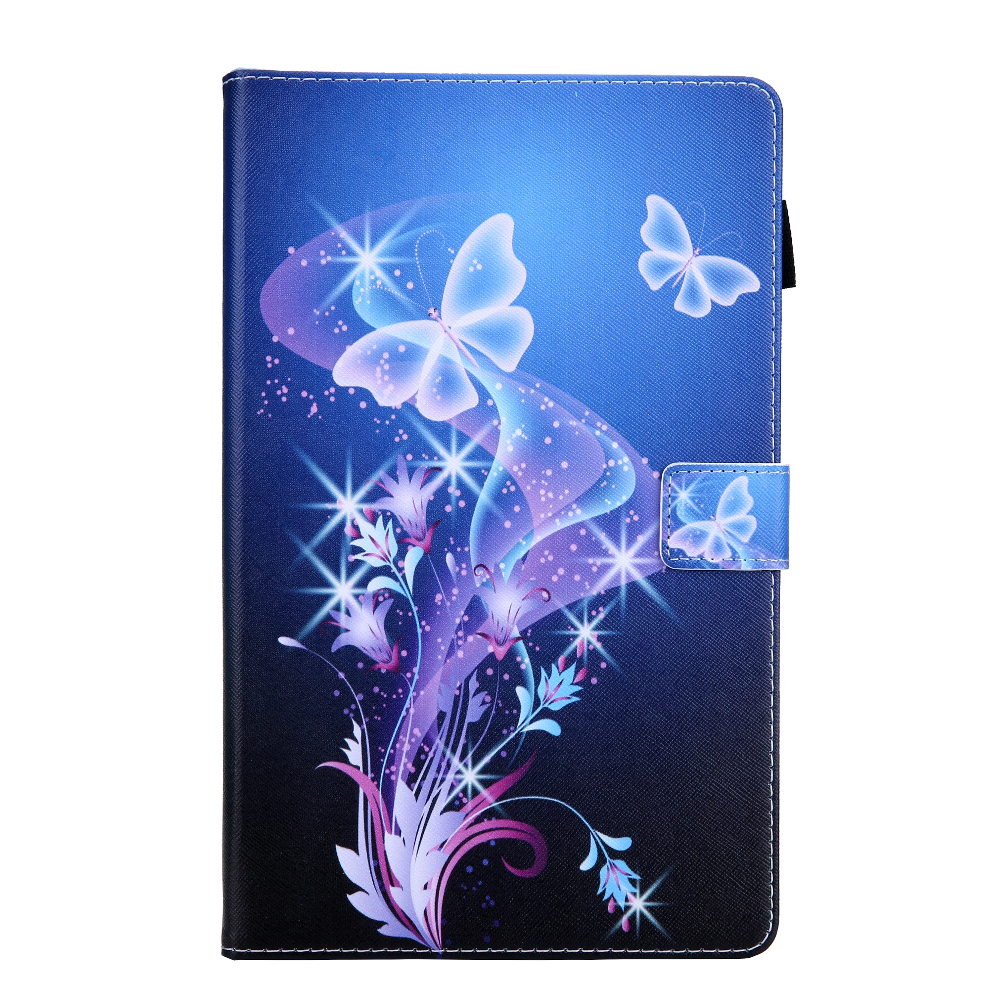 Сказочные бабочка шаблон PU с отделением для карт чехол Samsung Galaxy Tab A 10 1 дюймов T510 T515