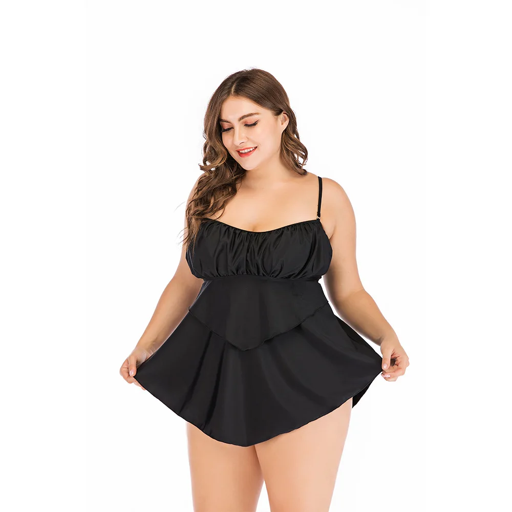 Танкини больших размеров 2019 Большие размеры купальники пляжная одежда купальник