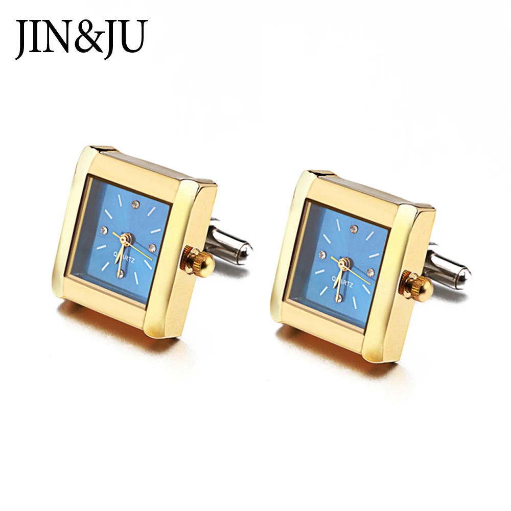 JIN & JU мужские ювелирные изделия хит продаж часы дизайн джентльмен запонки