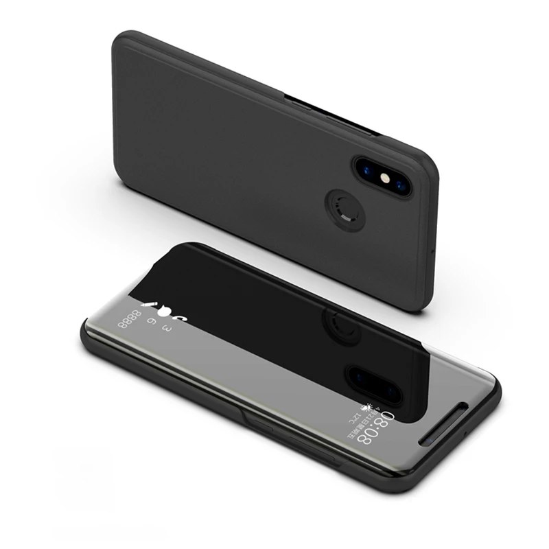 Прозрачный чехол-книжка из поликарбоната для телефона Xiaomi 5C F1 Max Mix 2 3 5X6X9 8 SE Lite Redmi Note 6 7 5 Pro 5 Plus S2 Go