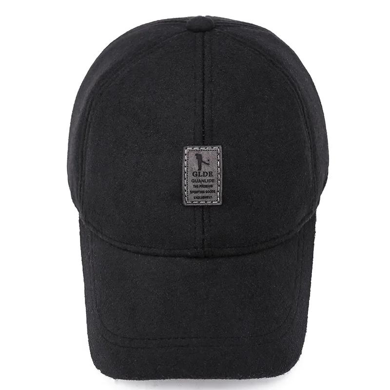 Newly Winter Women Men Baseball Cap Wild Casual Korean Version Wool Embroidered Letters Duck Tongue Hat Warm Dad Hats | Аксессуары для